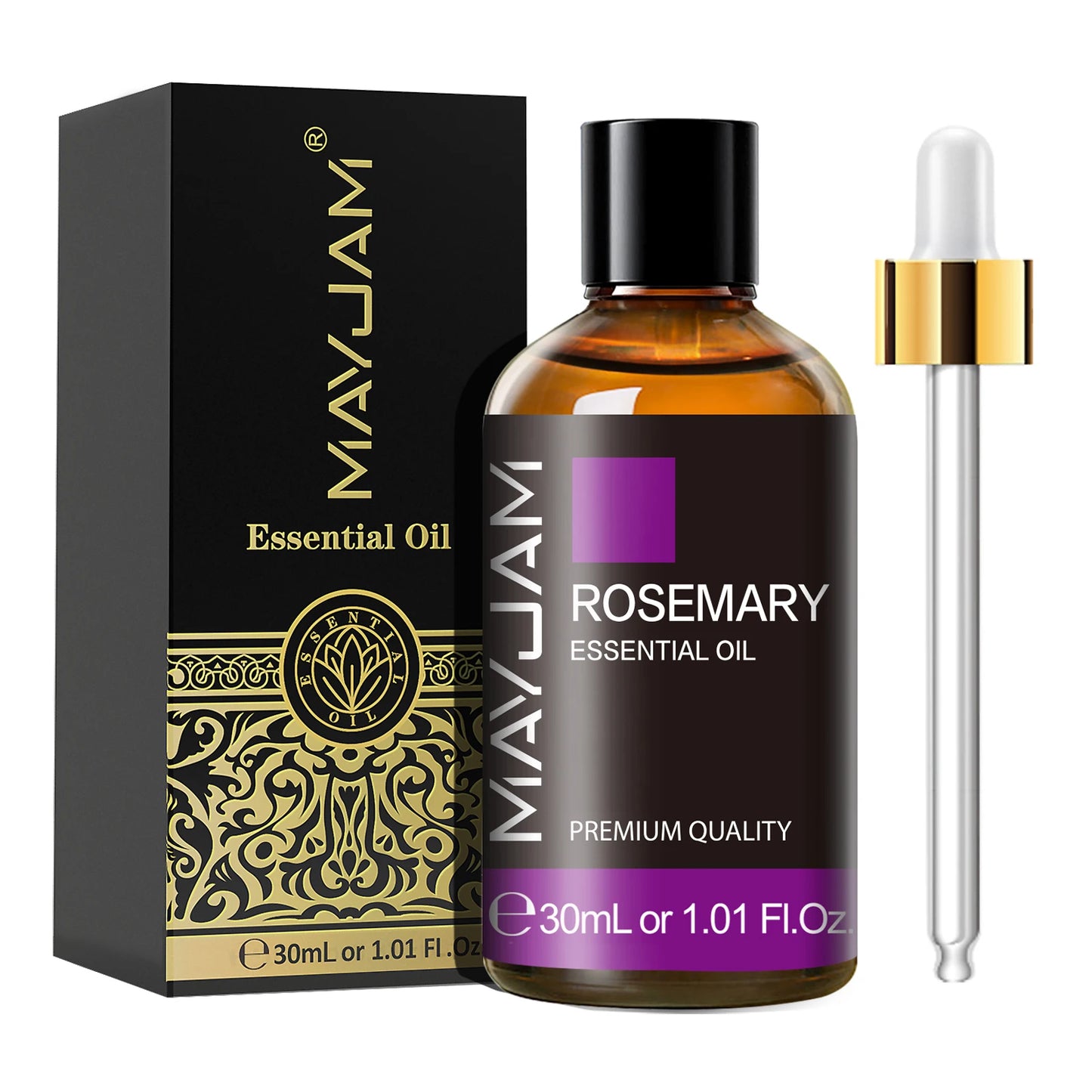 Óleo Essencial 30ml com Conta-Gotas – Limão, Eucalipto, Hortelã-Verde para Aromaterapia, Difusor e Umidificador