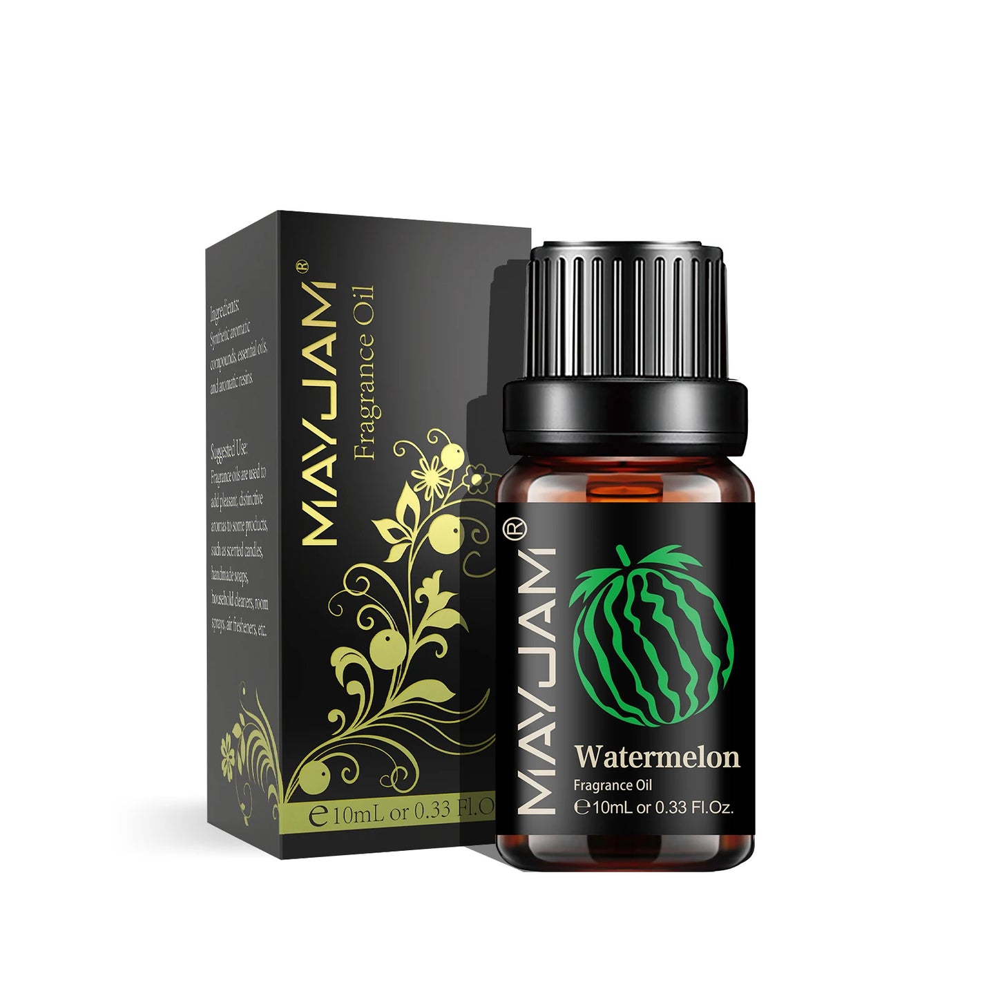 Óleo Aromático Frutado 10ml – Morango, Melancia, e Cereja para Umidificador, Velas, Sabonetes e Aromatizante de Ambiente