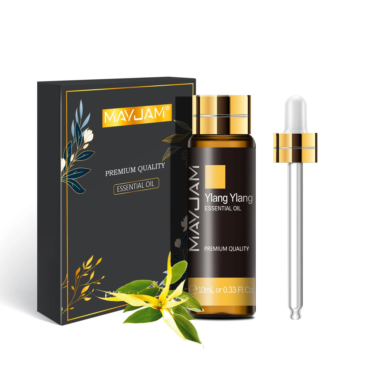 Óleo Essencial 10ml com Conta-Gotas – Lavanda, Eucalipto, Baunilha, Sândalo para Difusores e Aromaterapia