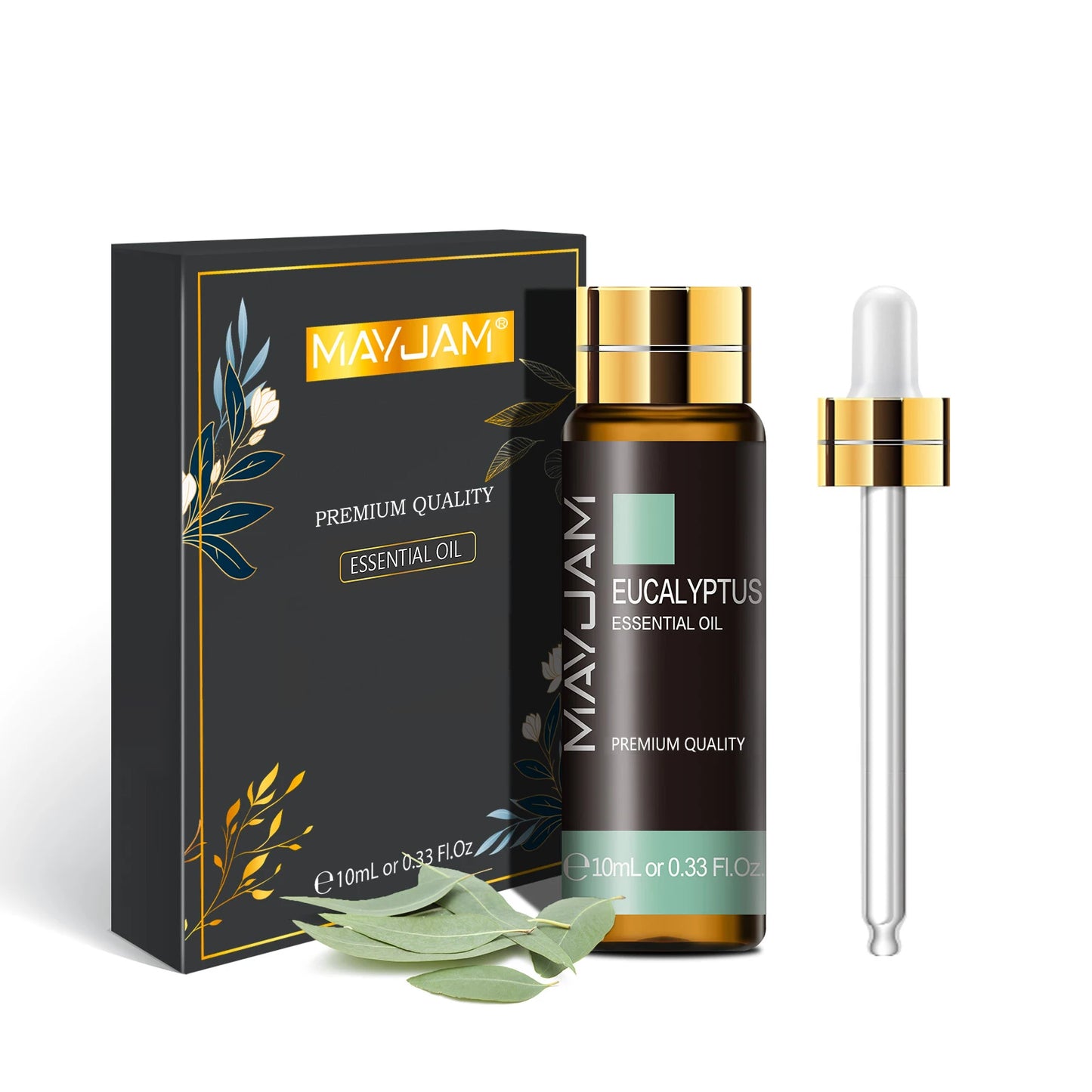 Óleo Essencial Puro 10ml – Lavanda, Sândalo, Capim-Limão para Difusor e Umidificador