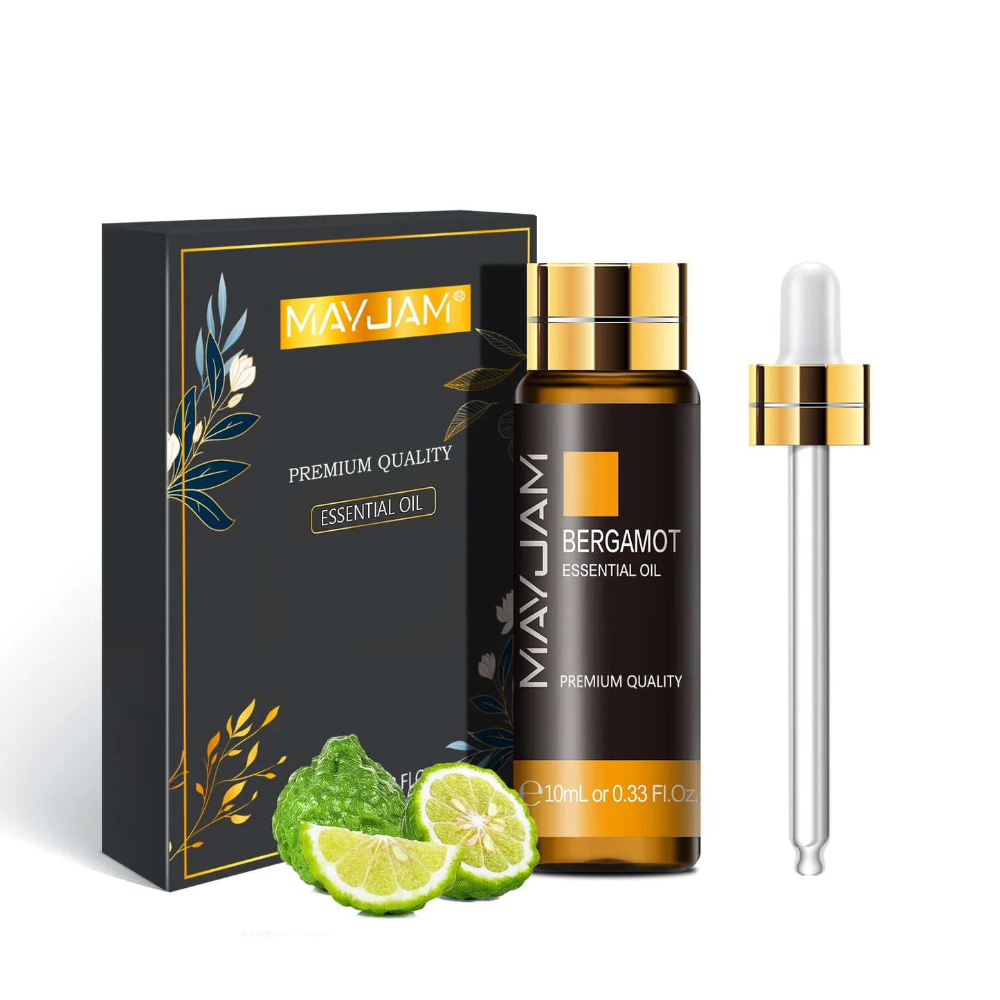 Óleo Essencial 10ml com Conta-Gotas – Lavanda, Eucalipto, Baunilha, Sândalo para Difusores e Aromaterapia