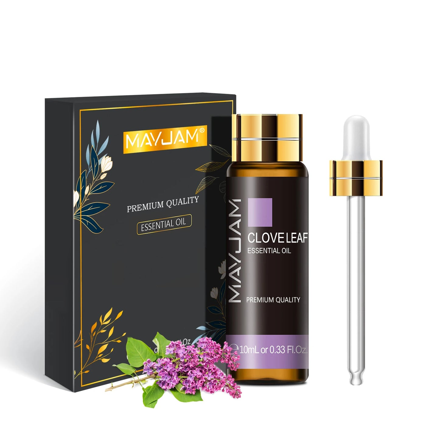 Óleo Essencial 10ml com Conta-Gotas – Lavanda, Eucalipto, Baunilha, Sândalo para Difusores e Aromaterapia