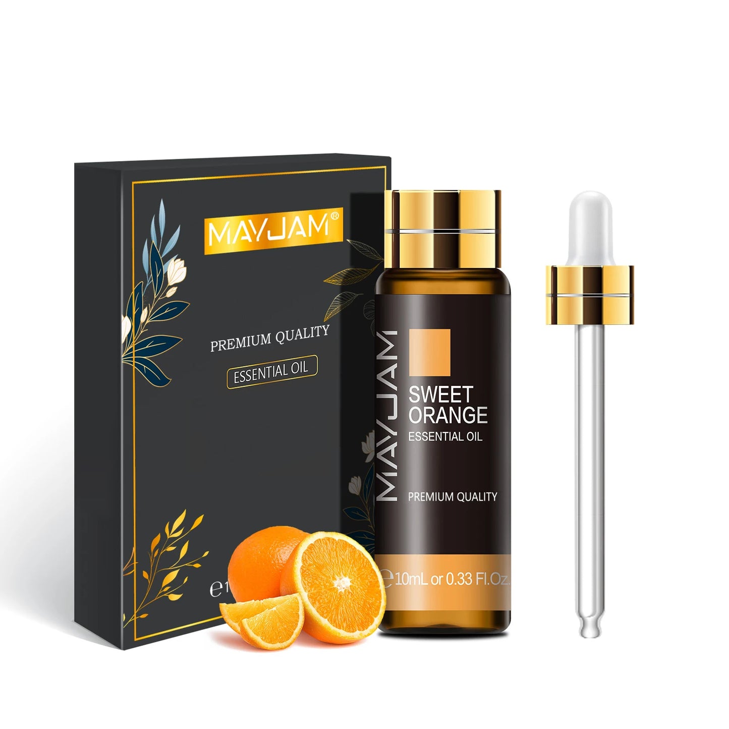 Óleo Essencial 10ml com Conta-Gotas – Lavanda, Eucalipto, Baunilha, Sândalo para Difusores e Aromaterapia