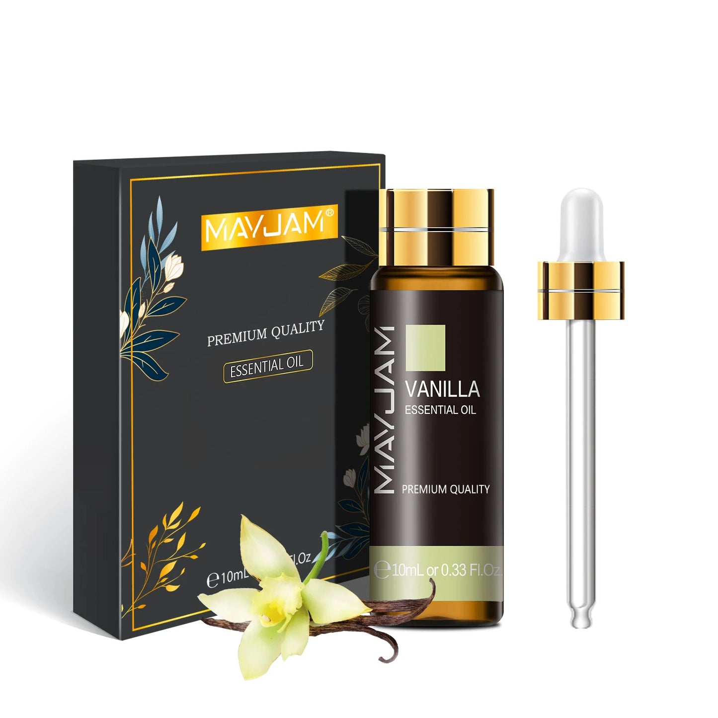 Óleo Essencial Puro 10ml – Lavanda, Sândalo, Capim-Limão para Difusor e Umidificador