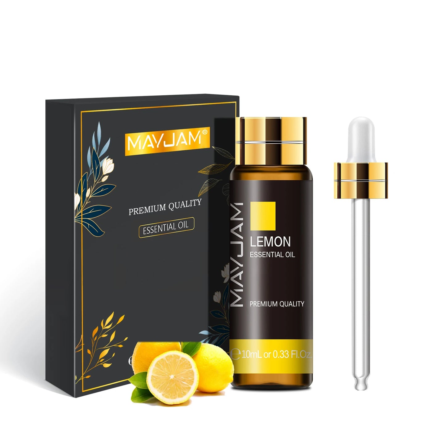 Óleo Essencial 10ml com Conta-Gotas – Lavanda, Eucalipto, Baunilha, Sândalo para Difusores e Aromaterapia