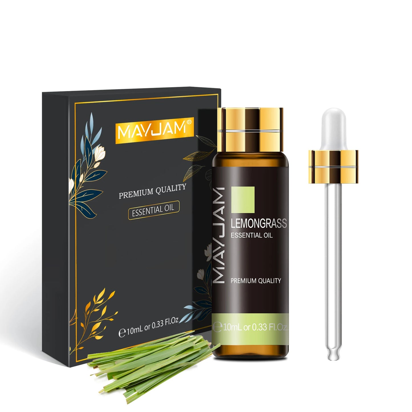 Óleo Essencial 10ml com Conta-Gotas – Lavanda, Eucalipto, Baunilha, Sândalo para Difusores e Aromaterapia