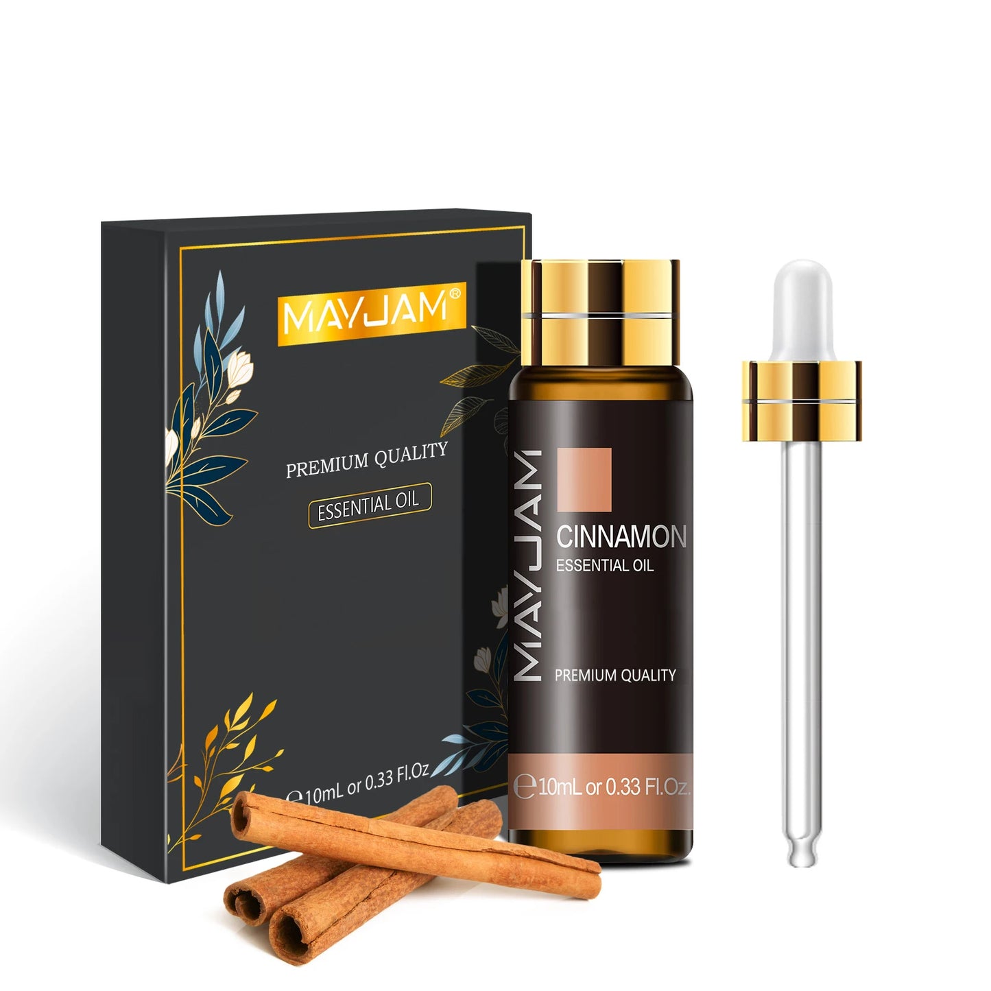 Óleo Essencial 10ml com Conta-Gotas – Lavanda, Eucalipto, Baunilha, Sândalo para Difusores e Aromaterapia