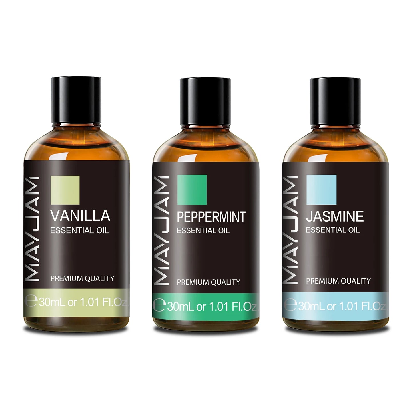 Óleo Essencial 30ml com Conta-Gotas – Limão, Eucalipto, Hortelã-Verde para Aromaterapia, Difusor e Umidificador