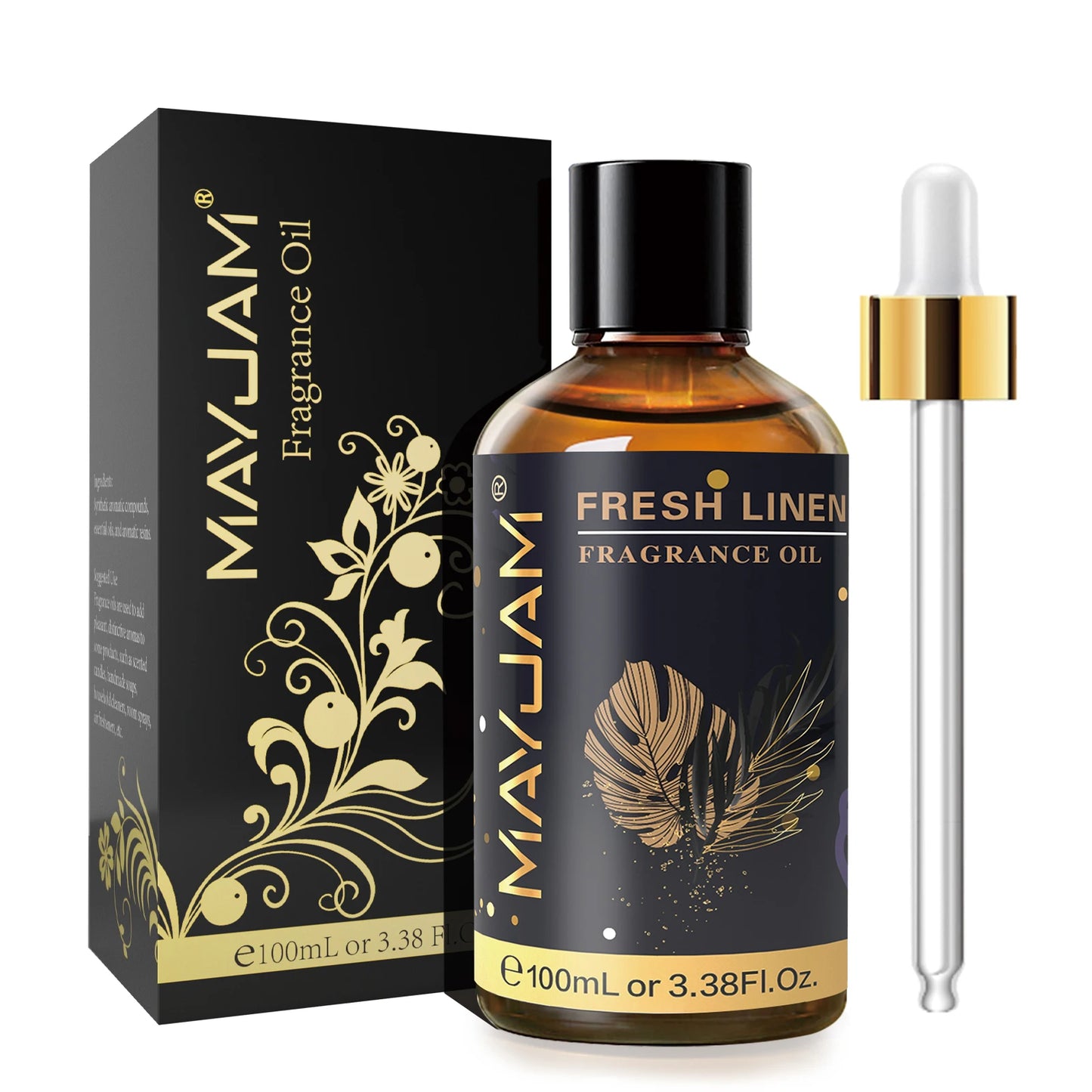 Óleos Essenciais 100ml com Conta-Gotas – Aromas para Difusor, Umidificador e Aromaterapia