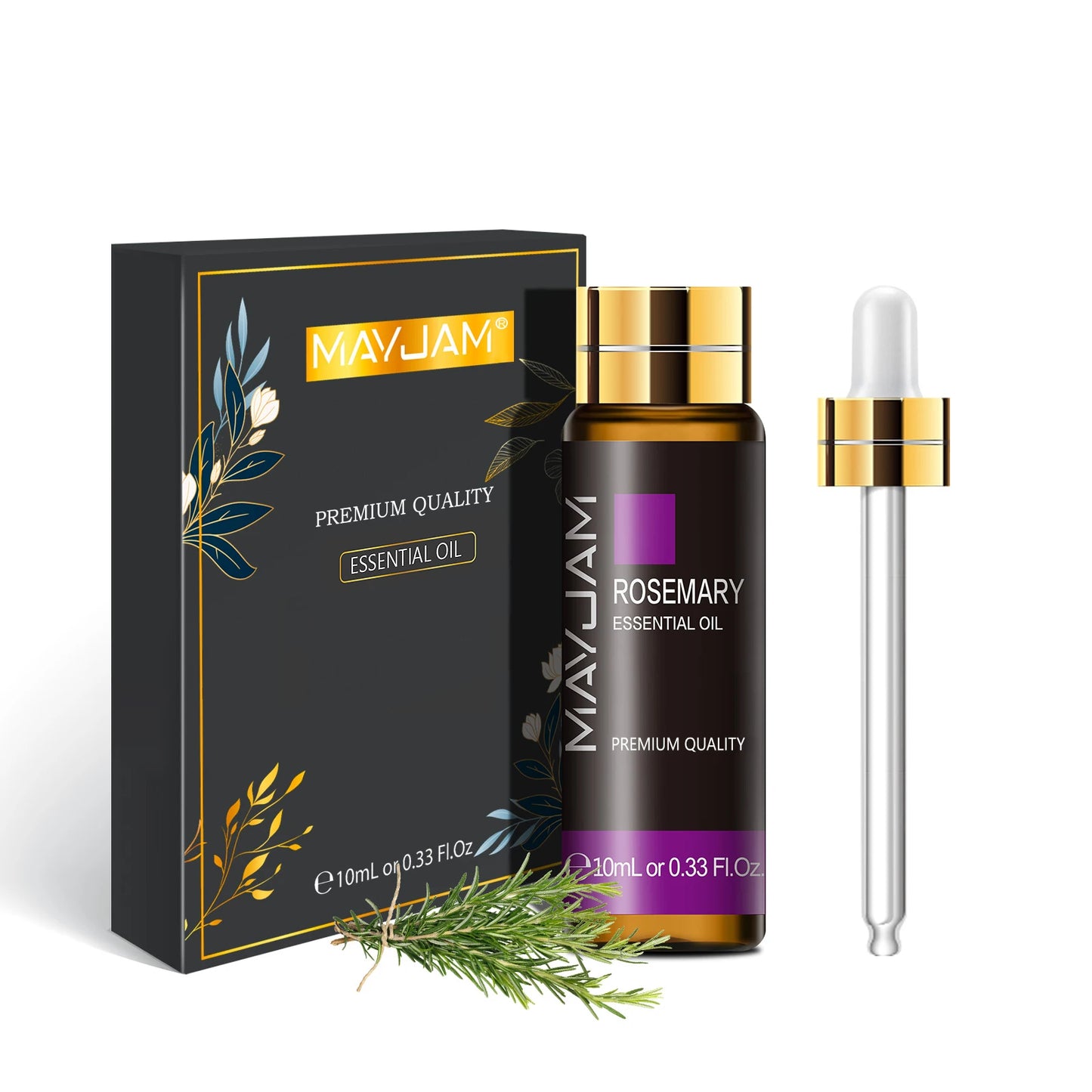 Óleo Essencial 10ml com Conta-Gotas – Lavanda, Eucalipto, Baunilha, Sândalo para Difusores e Aromaterapia