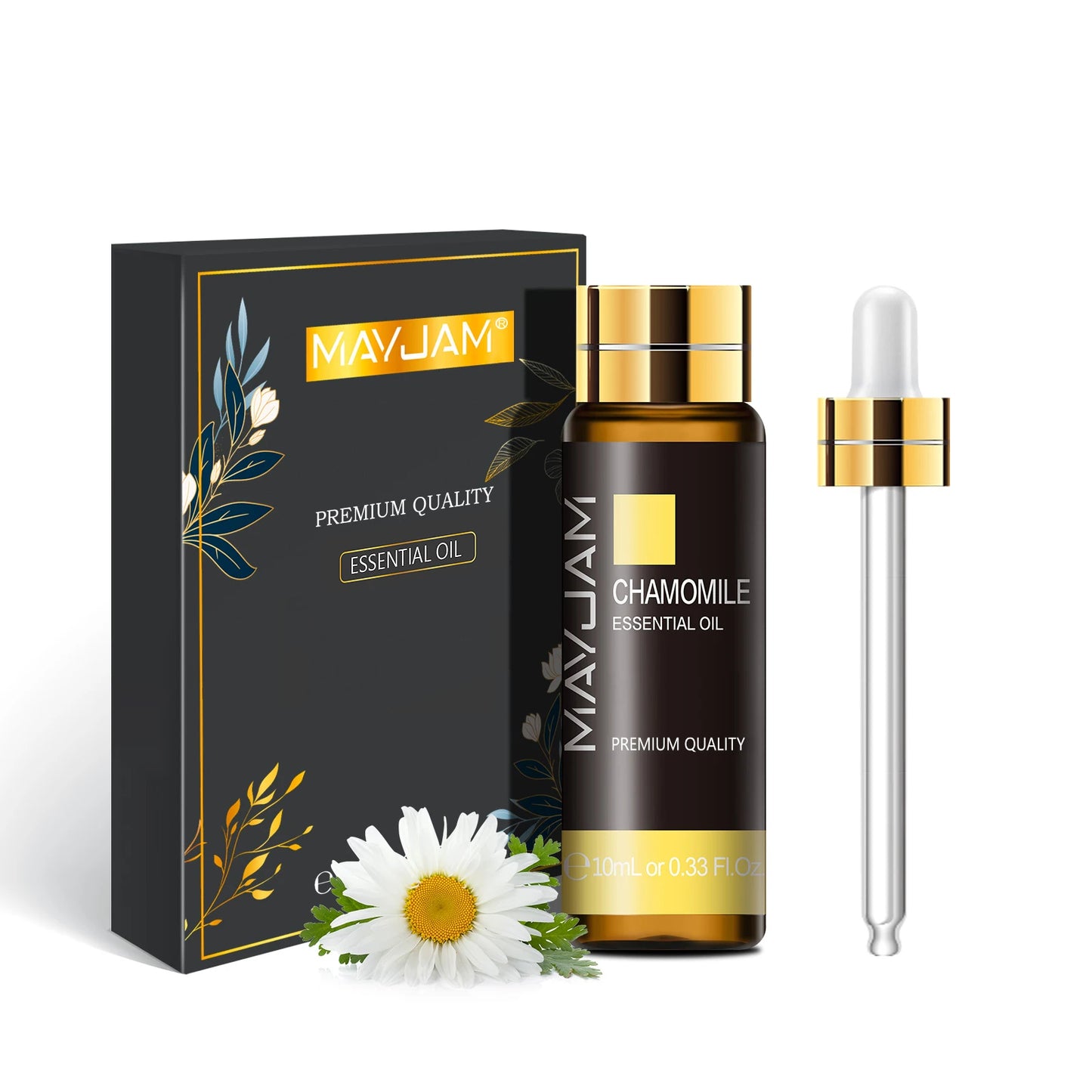 Óleo Essencial 10ml com Conta-Gotas – Lavanda, Eucalipto, Baunilha, Sândalo para Difusores e Aromaterapia