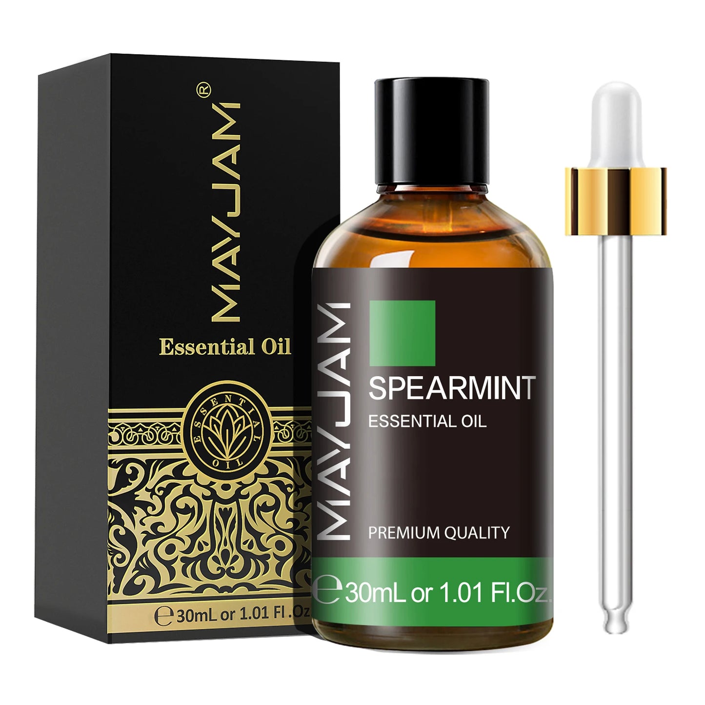 Óleo Essencial 30ml com Conta-Gotas – Limão, Eucalipto, Hortelã-Verde para Aromaterapia, Difusor e Umidificador