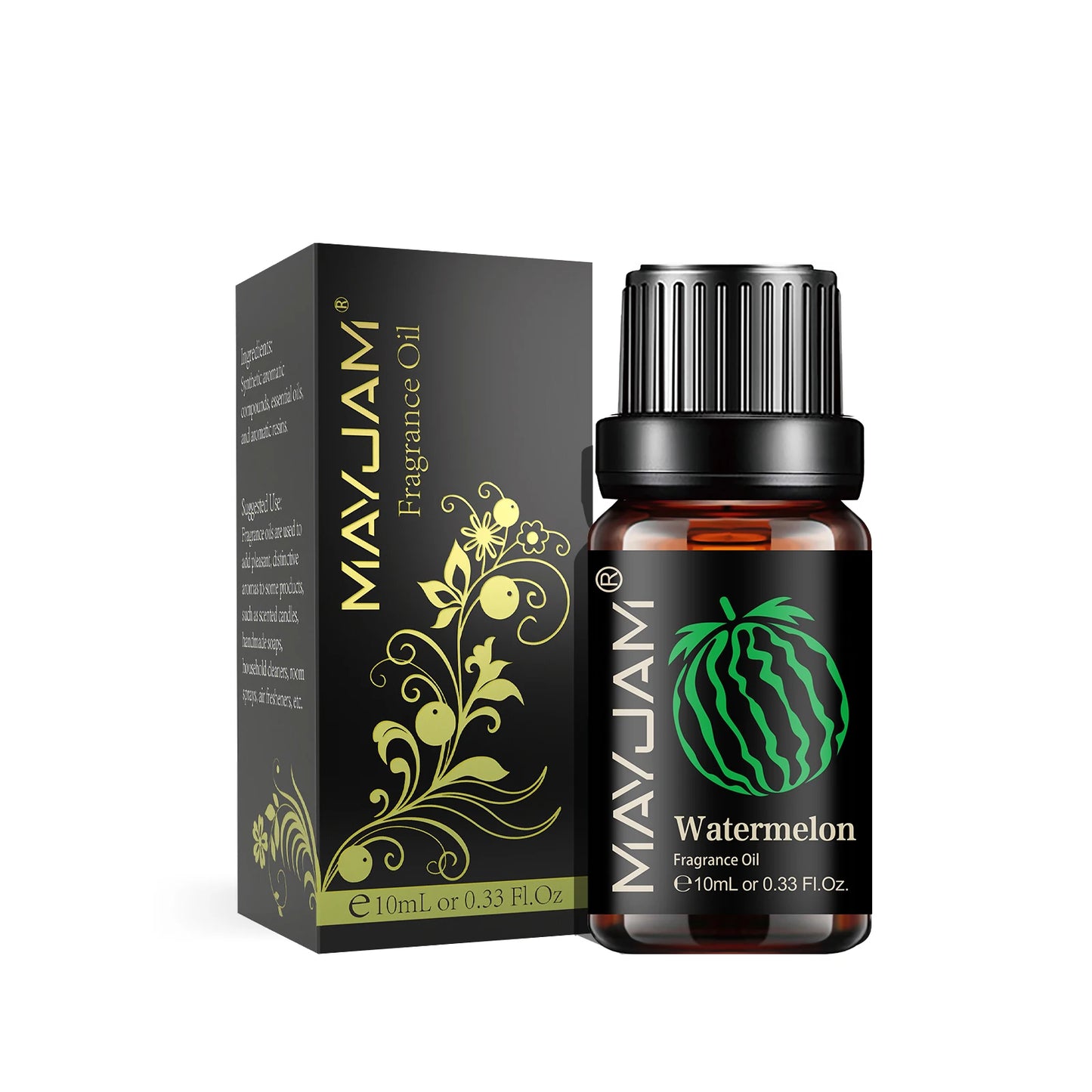 Óleo Aromático Frutado 10ml – Morango, Melancia, e Cereja para Umidificador, Velas, Sabonetes e Aromatizante de Ambiente