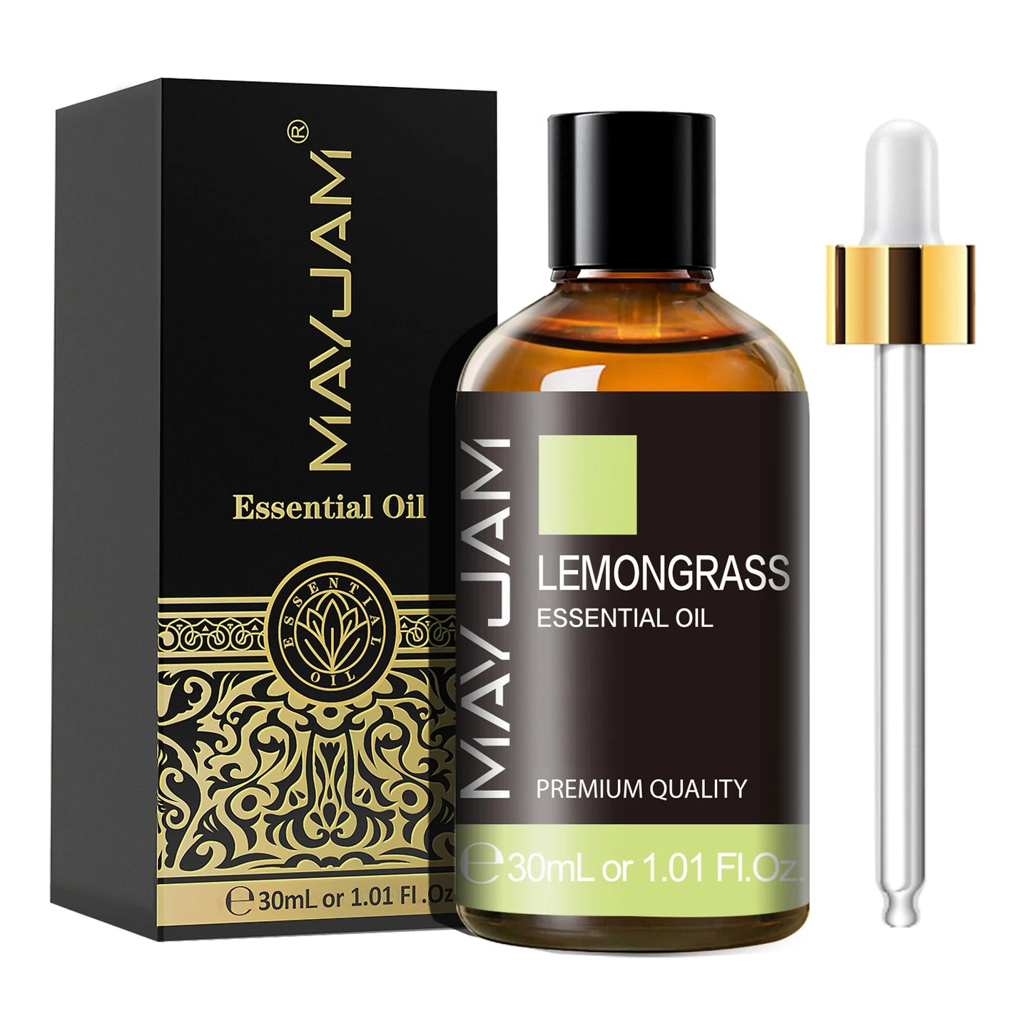 Óleo Essencial 30ml com Conta-Gotas – Limão, Eucalipto, Hortelã-Verde para Aromaterapia, Difusor e Umidificador