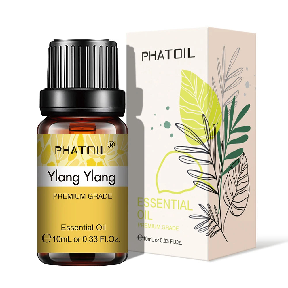 Óleo Essencial Puro Natural 10ml Lavanda, Jasmim e Baunilha para Umidificador, Difusor, Aromaterapia