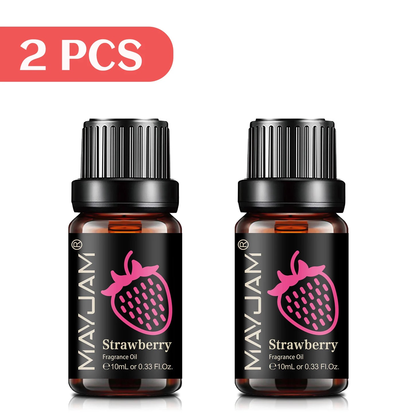 Óleo Aromático Frutado 10ml – Morango, Melancia, e Cereja para Umidificador, Velas, Sabonetes e Aromatizante de Ambiente