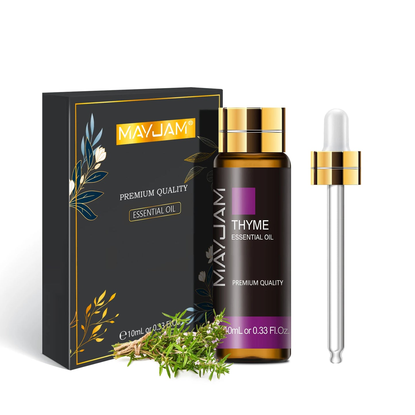 Óleo Essencial Puro 10ml – Lavanda, Sândalo, Capim-Limão para Difusor e Umidificador