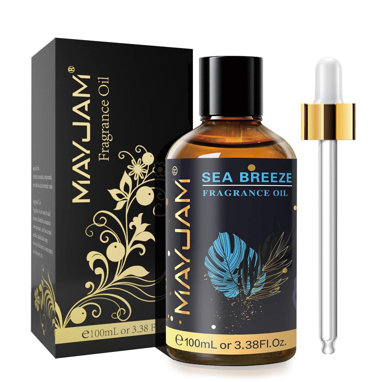 Óleos Essenciais 100ml com Conta-Gotas – Aromas para Difusor, Umidificador e Aromaterapia